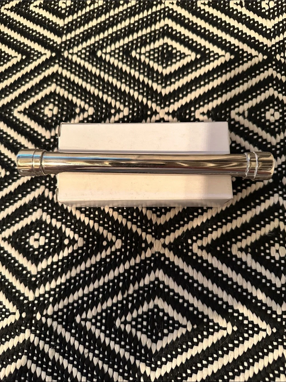 Restoration Hardware Grafton Polished Nickel Cabinet Pull Handle-6”